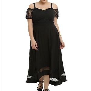 Tripp Black Long Hi-Low Dress Plus Size